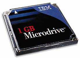 Microdrive карта памяти