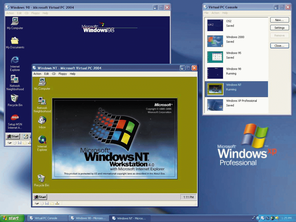 Микро windows. Виртуальные машины для Windows. Виртуальная машина виндовс. Виртуальная машина для Windows 7. Microsoft Virtual PC.