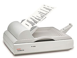 Планшетная часть сканера Xerox DocuMate 510 позволяет обрабатывать сшитую печатную продукцию, а также хрупкие, поврежденные или малоразмерные документы