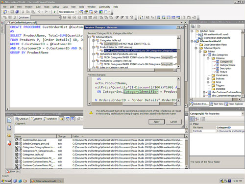        Visual Studio Team Edition for Database Professionals