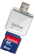 SanDisk 8  SDHC  - 