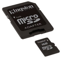 Kingston microSD с переходником
