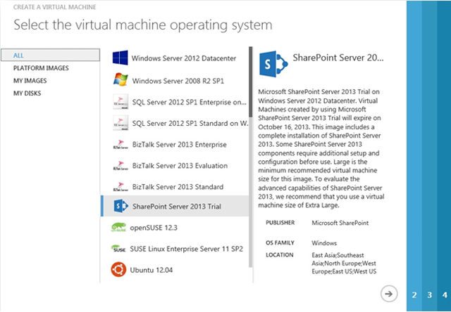 Список сконфигурированных образов ВМ для Windows Azure IaaS Список сконфигурированных образов ВМ для Windows Azure IaaS