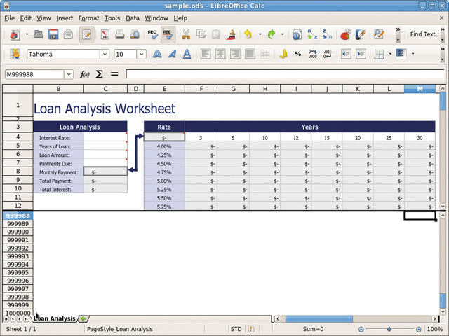 Вам нужна электронная таблица из миллиона строк? LibreOffice 3.3 Calc предоставляет такую возможность Вам нужна электронная таблица из миллиона строк? LibreOffice 3.3 Calc предоставляет такую возможность