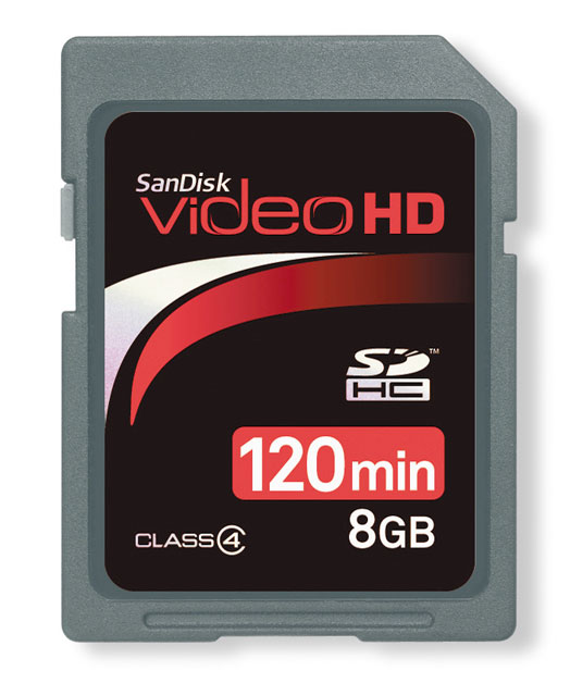 SanDisk Video HD в форм-факторе SDHC SanDisk Video HD в форм-факторе SDHC