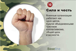 Сила и честь. Военные организации работают как одно целое, будучи объединенными чувством коллективизма, общей цели и верности.