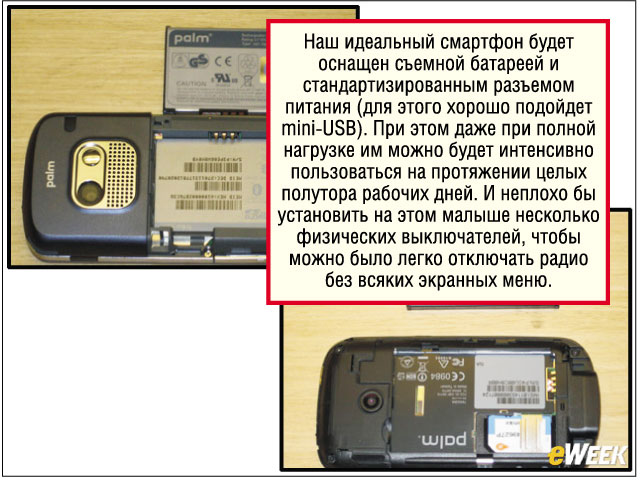 Батарея и питание Батарея и питание