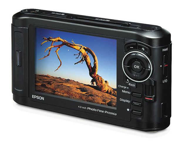 Мультимедийные фотоальбомы Epson Photoviewer имеют 4-дюймовые ЖК-экраны и снабжены НЖМД емкостью до 160 Гб Мультимедийные фотоальбомы Epson Photoviewer имеют 4-дюймовые ЖК-экраны и снабжены НЖМД емкостью до 160 Гб