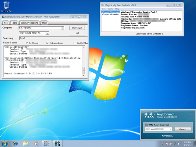 Лицензии Windows 7 Enterprise SP1 и Office 2010, а также параметры VPN Лицензии Windows 7 Enterprise SP1 и Office 2010, а также параметры VPN