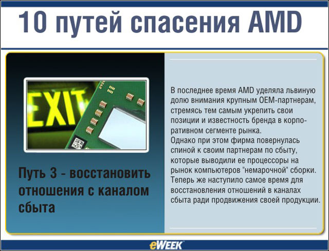 Путь 3 — восстановить отношения с каналом сбыта Путь 3 — восстановить отношения с каналом сбыта