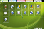 Облегченный интерфейс пользователя в Linpus Linux Lite