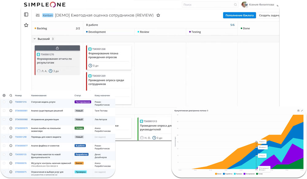 Kanban доска в SimpleOne SDLC
