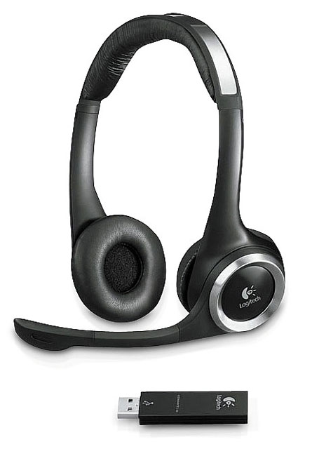 Logitech ClearChat PC Wireless в комплекте с USB-адаптером Logitech ClearChat PC Wireless в комплекте с USB-адаптером