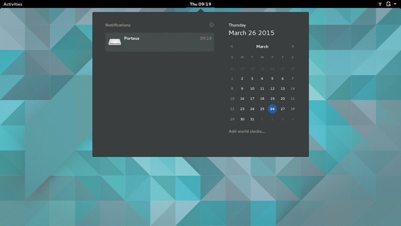 Новая область уведомлений GNOME 3.6 Новая область уведомлений GNOME 3.6
