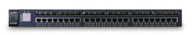 Маршрутизирующий Ethernet-коммутатор ZyXEL XGS-4728F (вид спереди) Маршрутизирующий Ethernet-коммутатор ZyXEL XGS-4728F (вид спереди)