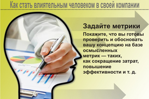Задайте метрики. Покажите, что вы готовы проверить и обосновать вашу концепцию на базе осмысленных метрик — таких, как сокращение затрат, повышение эффективности и т. д.
