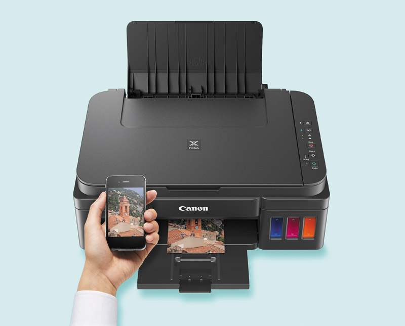 МФУ Canon PIXMA G3400 хорошо взаимодействует с мобильными устройствами МФУ Canon PIXMA G3400 хорошо взаимодействует с мобильными устройствами