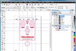 CorelDRAW X6 с открытым файлом изображения