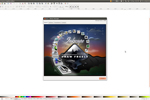 Максимально увеличенное рабочее пространство Inkscape