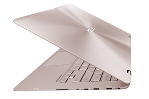 Доступный оттенок “розовое золото” особенно понравится тем покупателям ASUS ZenBook Flip UX360UA, которые устали от стандартных для современного офиса серебристых и чёрных мобильных ПК