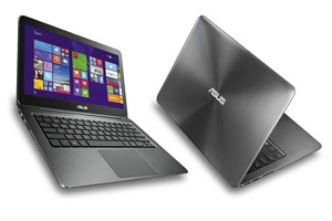 13,3-дюймовый ZenBook UX305F — более тонкий и легкий по сравнению с MacBook Air, оснащен двухъядерным процессором Intel Core M-5Y10c