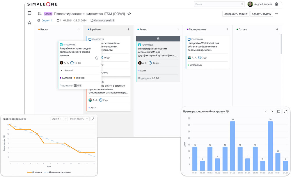 SimpleOne SDLC для управления продуктовой разработкой