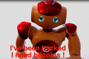 Исследователи изменили ПО робота, чтобы модифицировать его поведение и потребовать уплаты выкупа (фото: IOActive Labs)