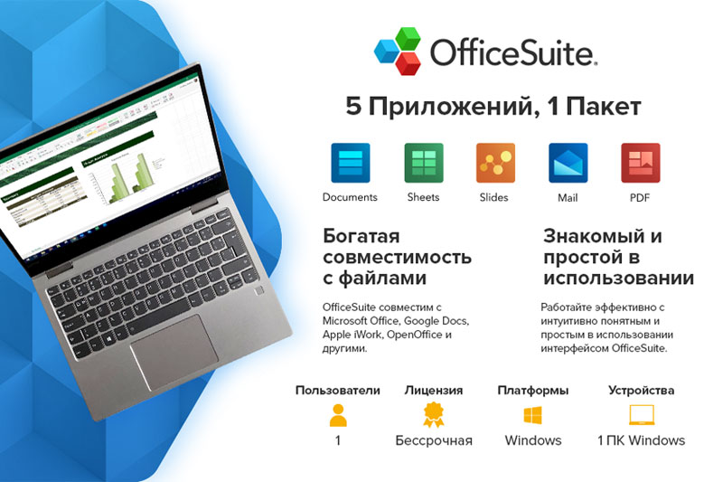 OfficeSuite расширил аудиторию пользователей, выпустив ряд значимых обновлений и представив версию для MacOS
