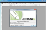 Стартовый экран CorelDRAW X6 с информацией о продукте, выводимой с помощью пункта меню Help/About